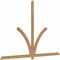 Ekena Millwork Redmond Timber Gable Bracket, Western Red Cedar, 108"W x 72"H x 1 1/2"D x 3 1/2"F, 16/12 Pitch GBW108X72X0204RED00SWR - alternate 4